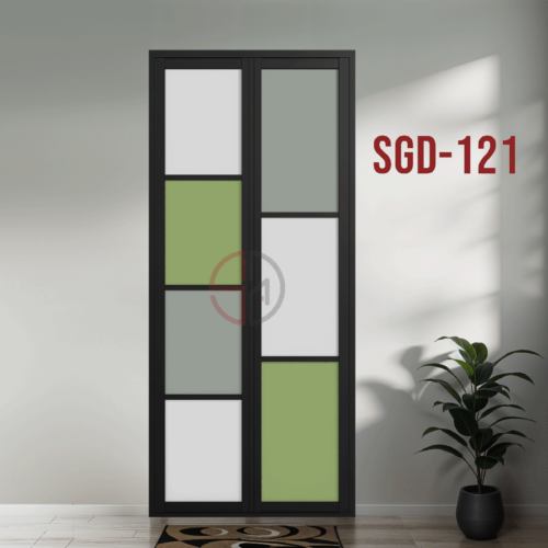 Aluminium Bi-fold Toilet Door-SGD-121