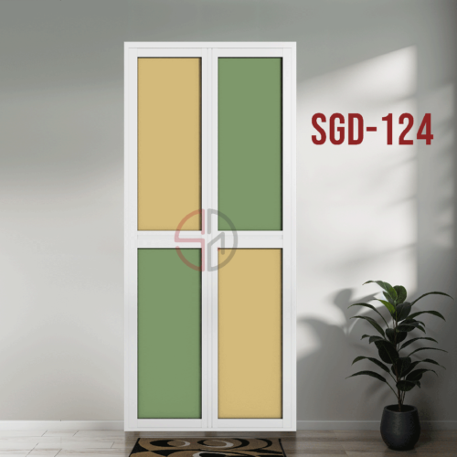 Aluminium Bi-fold Toilet Door-SGD-124