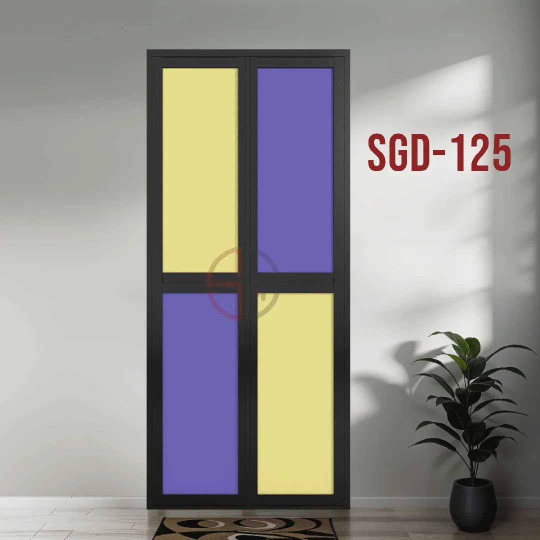 Aluminium Bi-fold Toilet Door-SGD-125