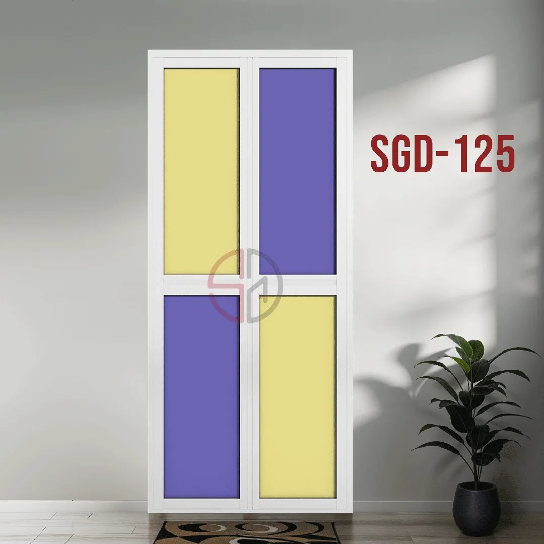 Aluminium Bi-fold Toilet Door-SGD-125