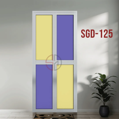 Aluminium Bi-fold Toilet Door-SGD-125
