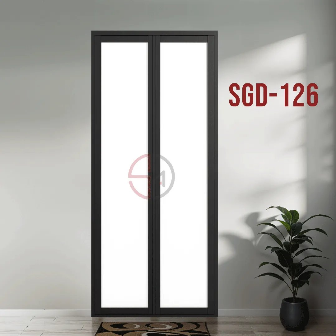 Aluminium Bi-fold Toilet Door-SGD-126 Aluminium Bi-fold Toilet Door-SGD-126