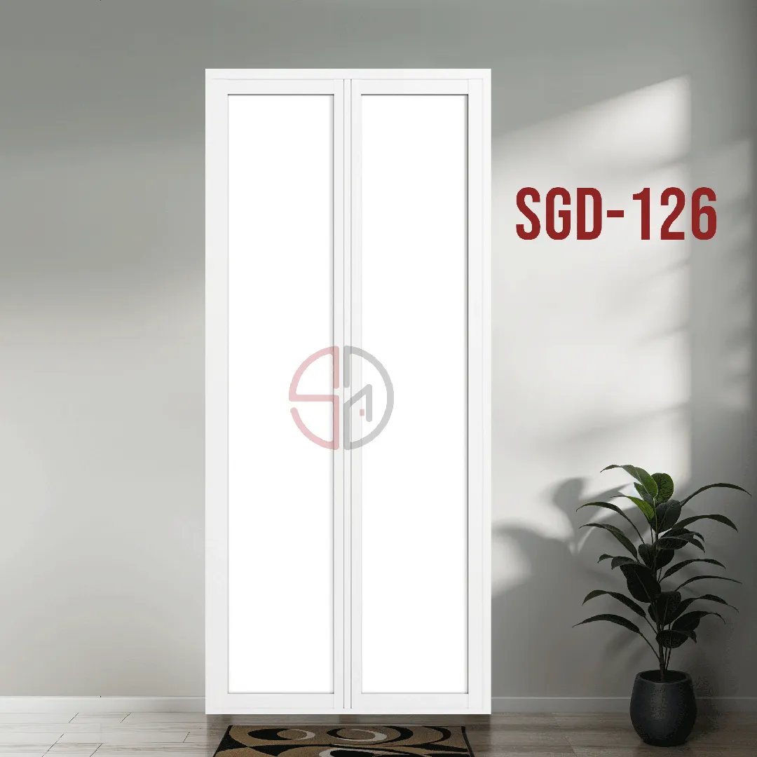 Aluminium Bi-fold Toilet Door-SGD-126 Aluminium Bi-fold Toilet Door-SGD-126
