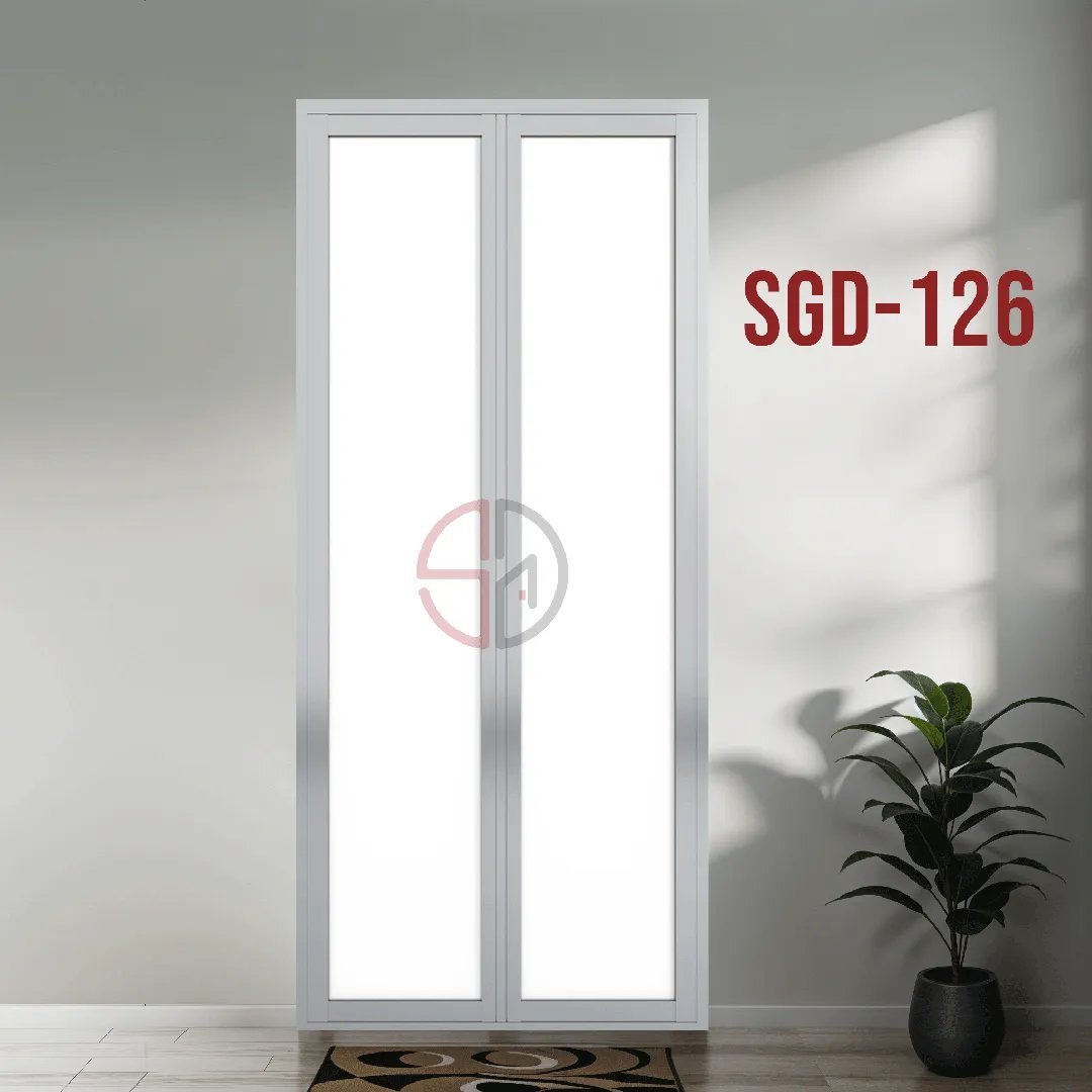 Aluminium Bi-fold Toilet Door-SGD-126 Aluminium Bi-fold Toilet Door-SGD-126