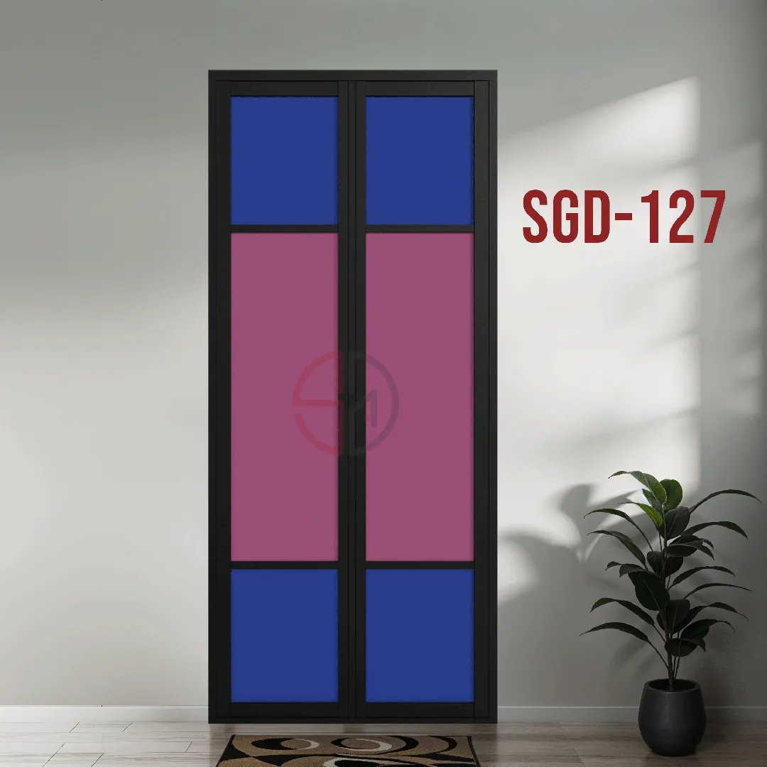 Aluminium Bi-fold Toilet Door-SGD-127
