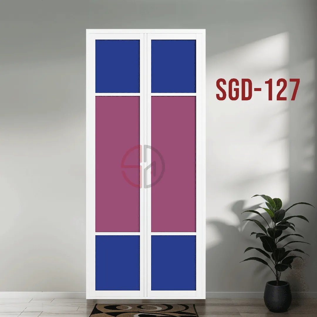 Aluminium Bi-fold Toilet Door-SGD-127