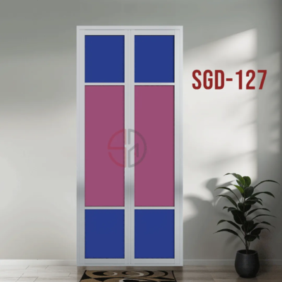 Aluminium Bi-fold Toilet Door-SGD-127
