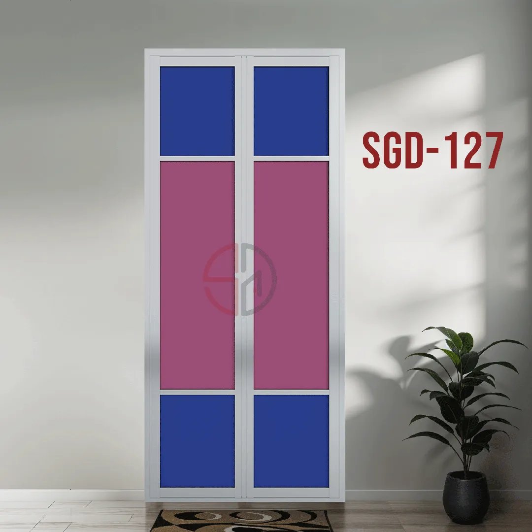Aluminium Bi-fold Toilet Door-SGD-127