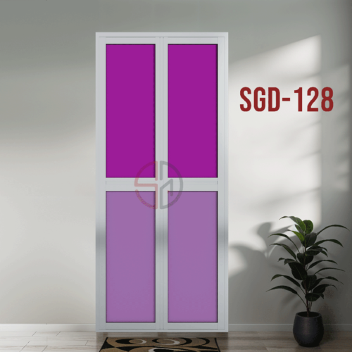 Aluminium Bi-fold Toilet Door-SGD-128