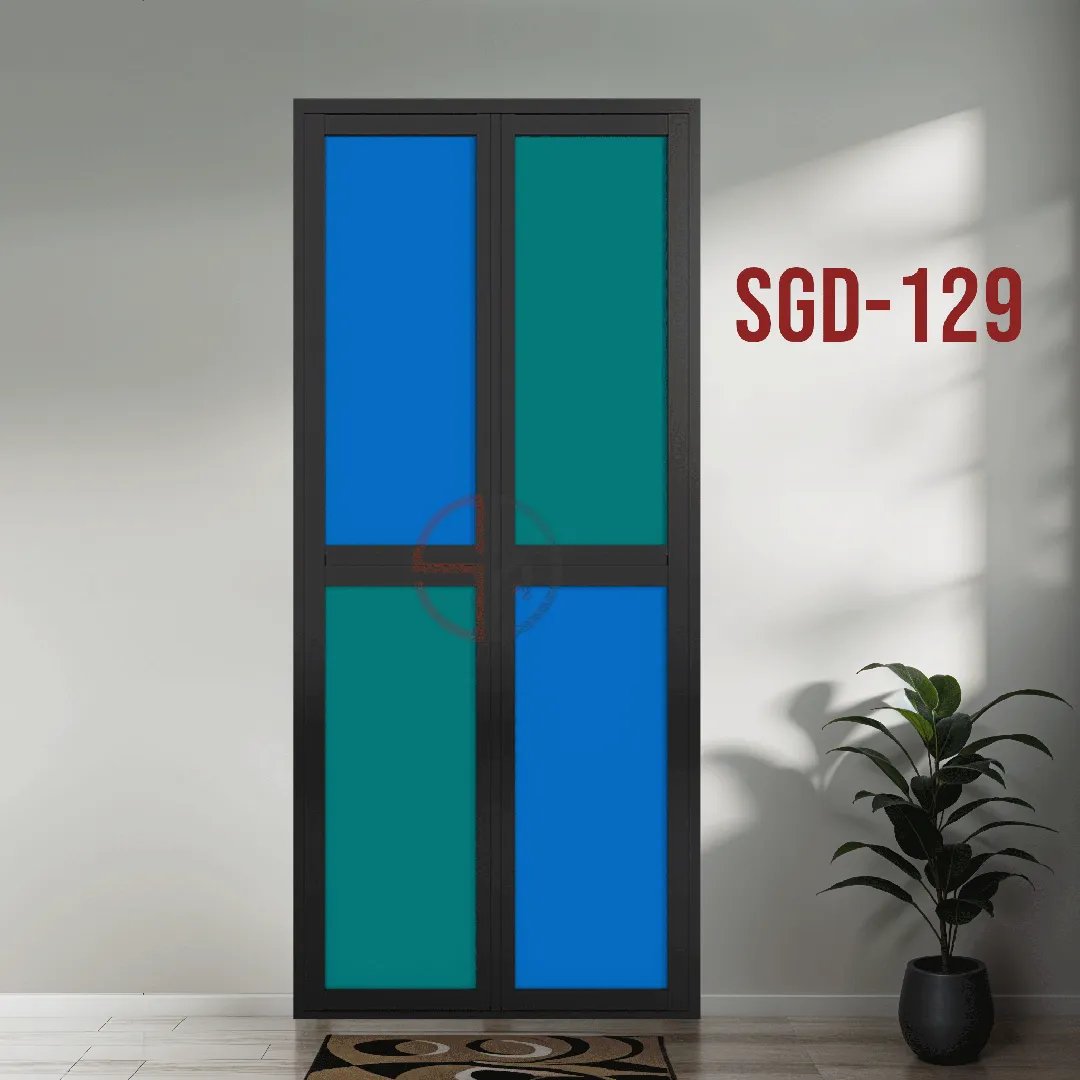 Aluminium Bi-fold Toilet Door-SGD-129