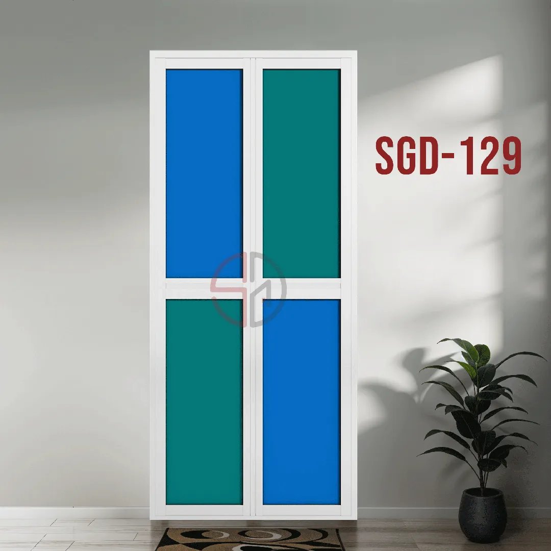 Aluminium Bi-fold Toilet Door-SGD-129