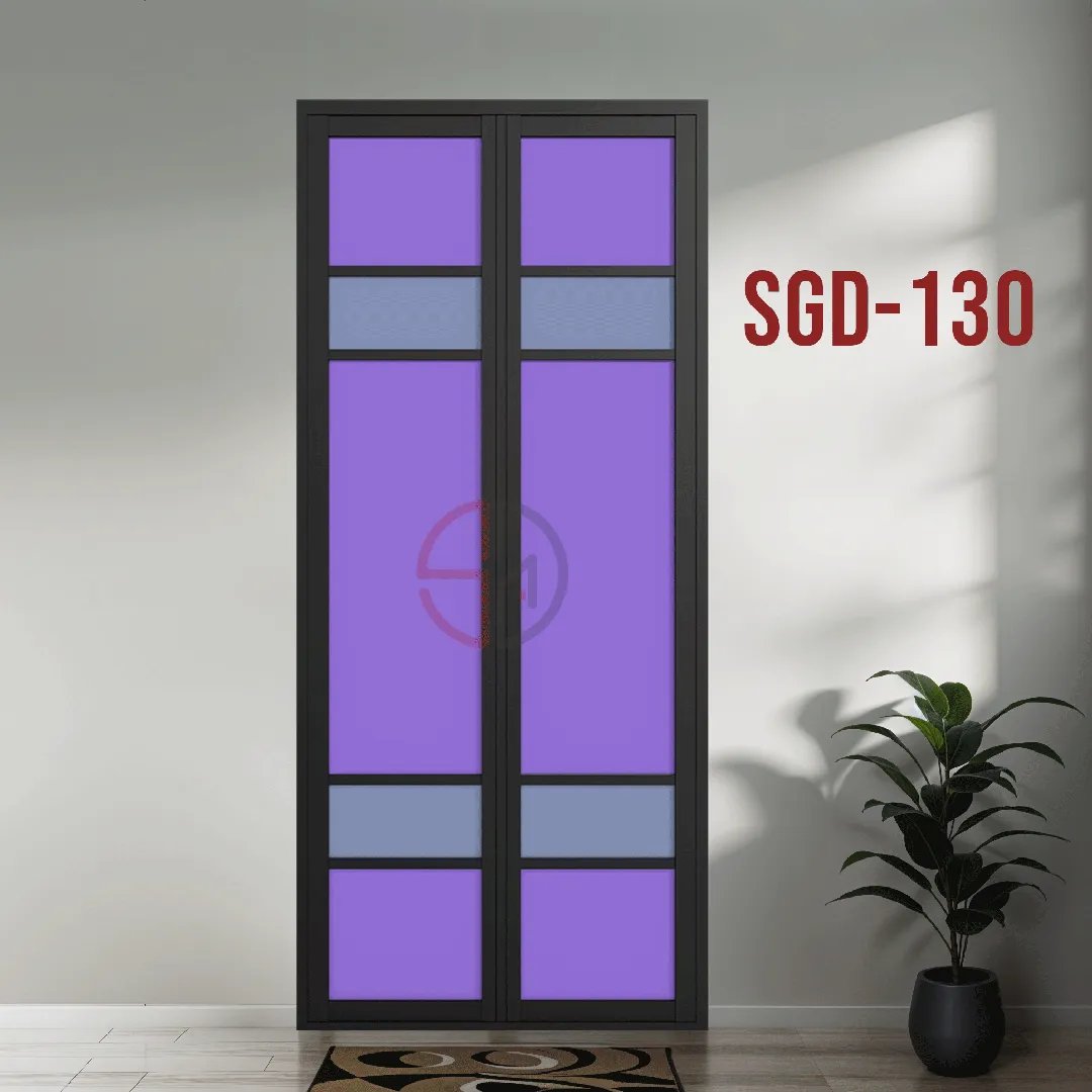 Aluminium Bi-fold Toilet Door-SGD-130
