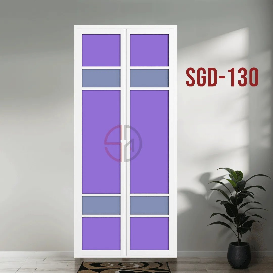 Aluminium Bi-fold Toilet Door-SGD-130