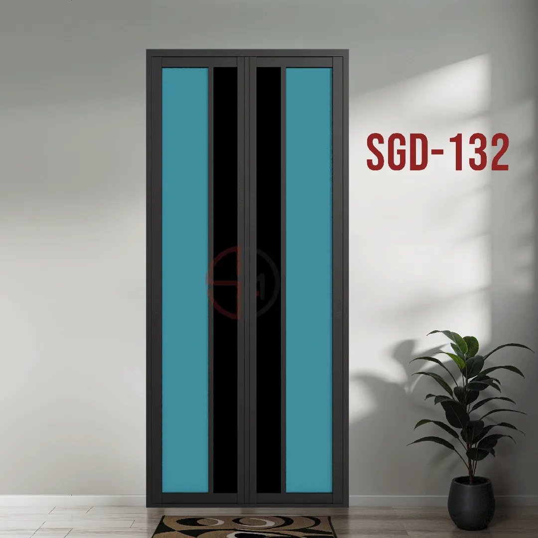 Aluminium Bi-fold Toilet Door-SGD-132
