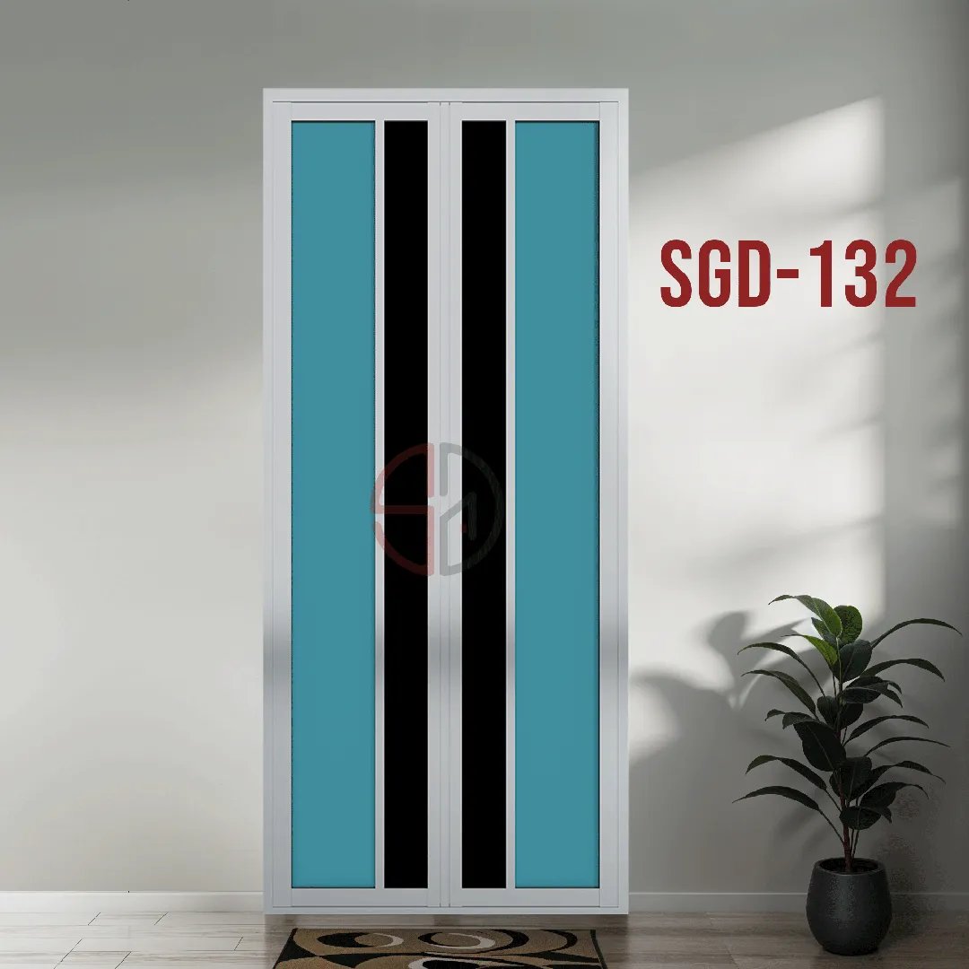 Aluminium Bi-fold Toilet Door-SGD-132