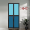 Aluminium Bi-fold Toilet Door-SGD-133