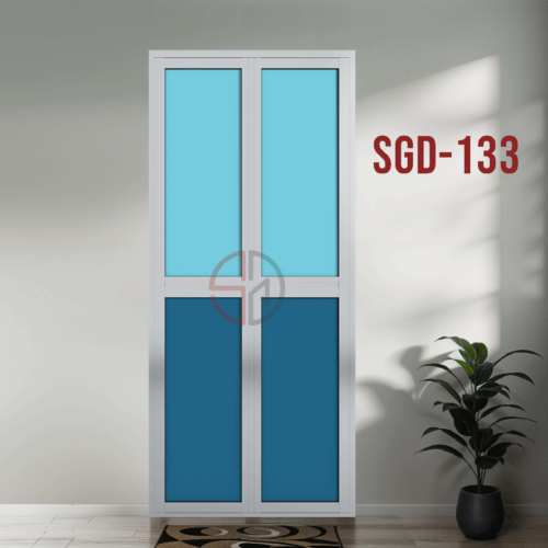 Aluminium Bi-fold Toilet Door-SGD-133