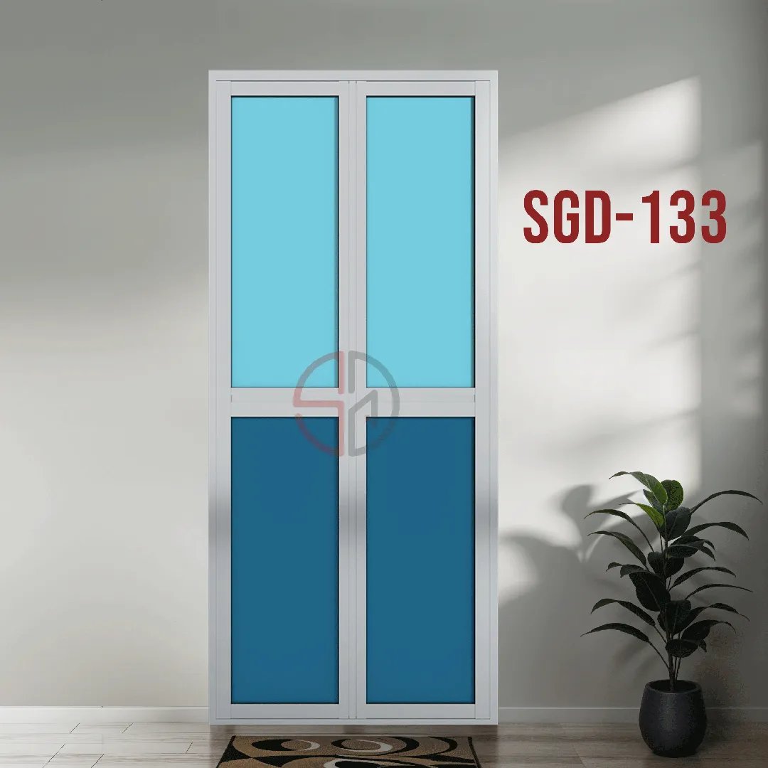 Aluminium Bi-fold Toilet Door-SGD-133