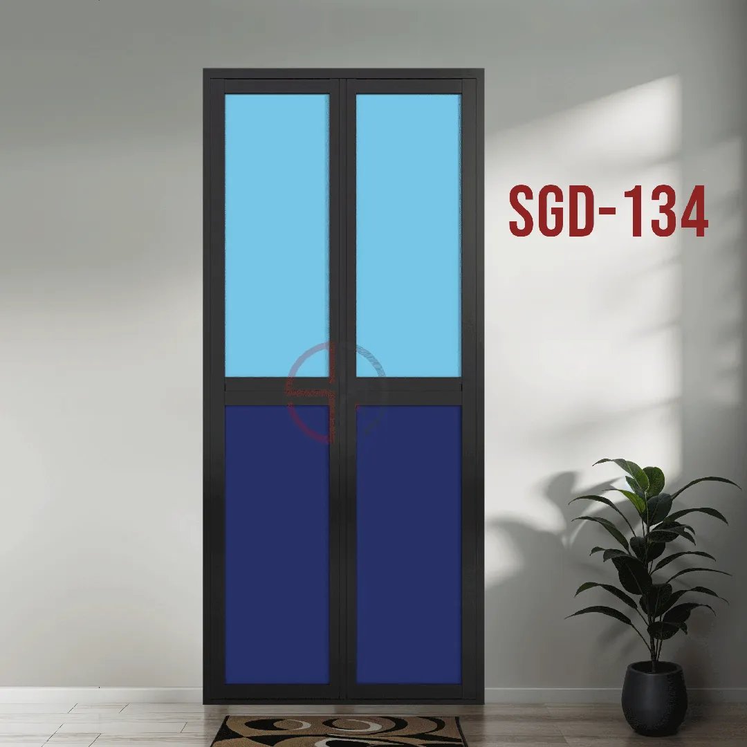 Aluminium Bi-fold Toilet Door-SGD-134