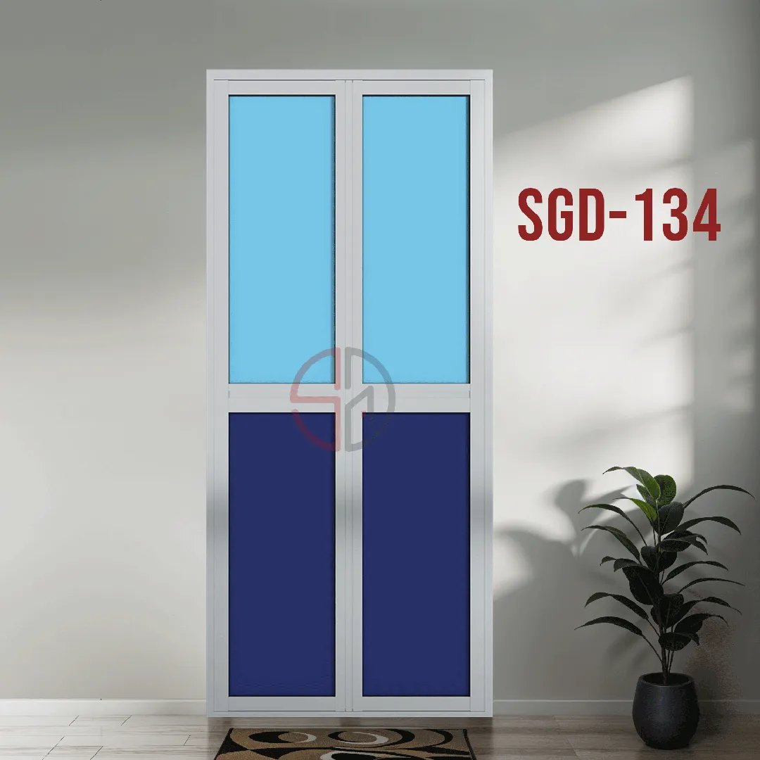 Aluminium Bi-fold Toilet Door-SGD-134