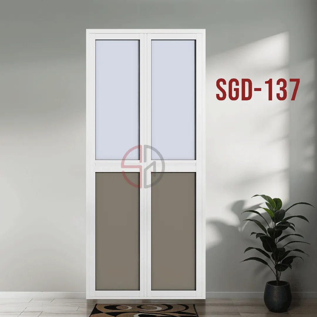 Aluminium Bi-fold Toilet Door-SGD-137