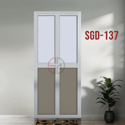 Aluminium Bi-fold Toilet Door-SGD-137