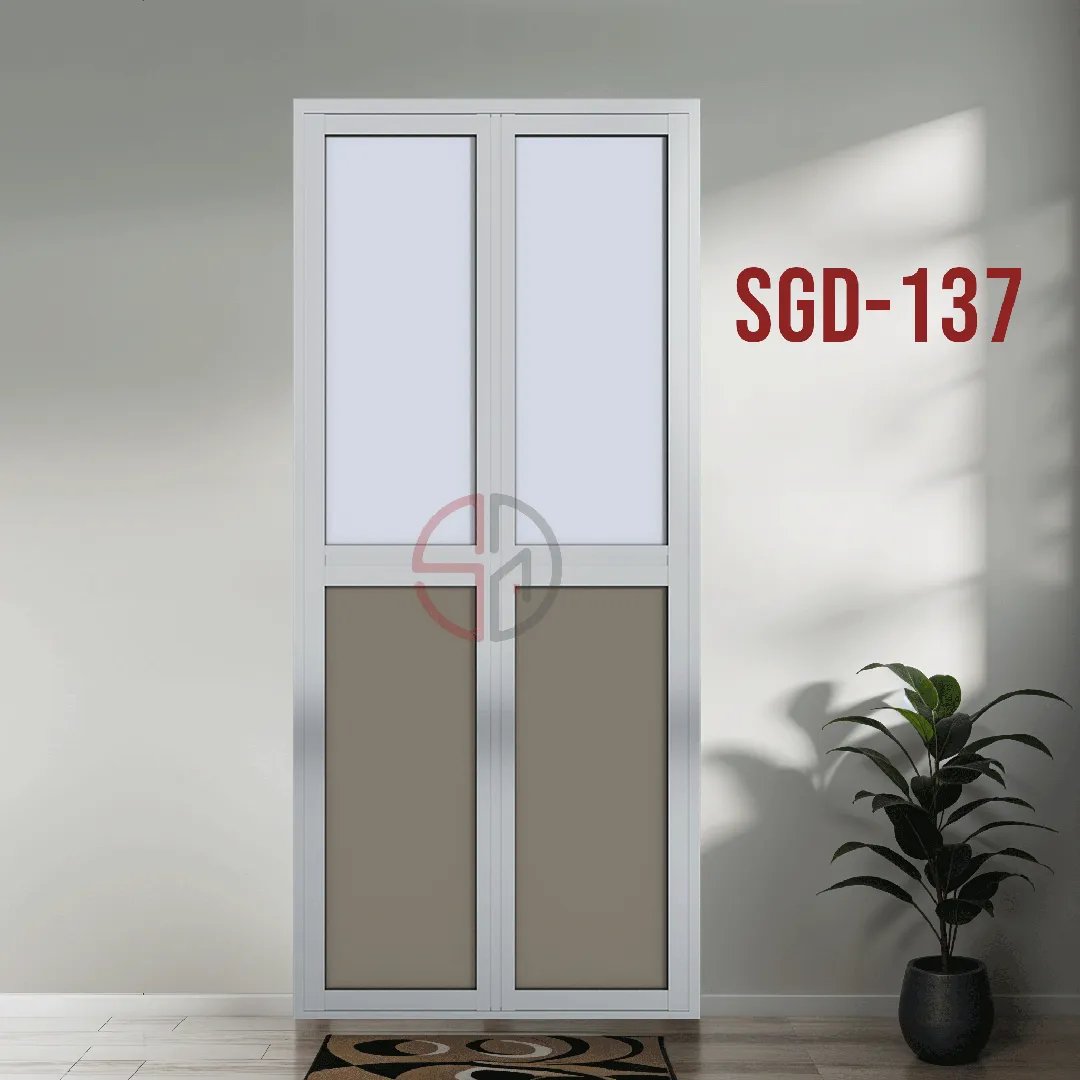 Aluminium Bi-fold Toilet Door-SGD-137