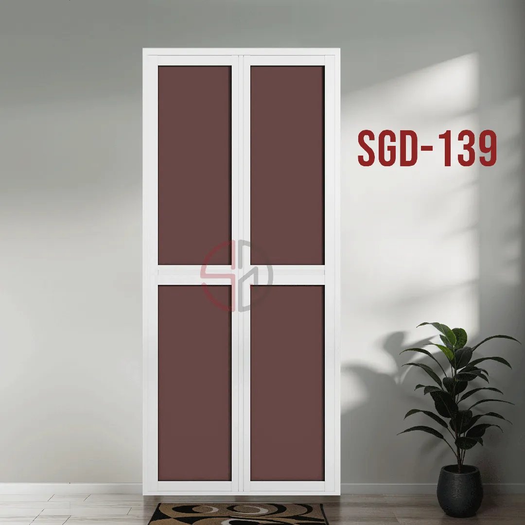 Aluminium Bi-fold Toilet Door-SGD-139