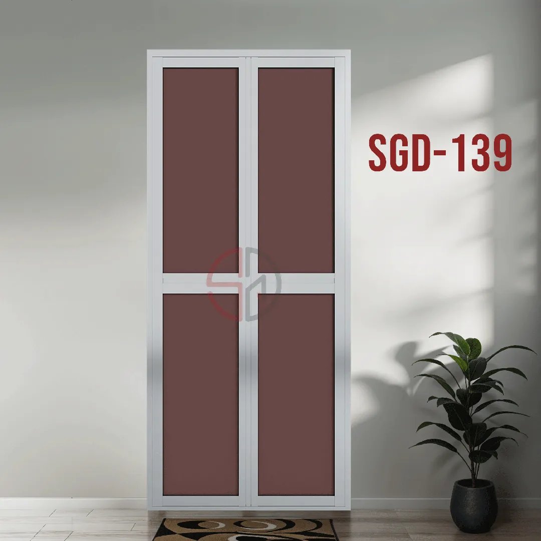 Aluminium Bi-fold Toilet Door-SGD-139