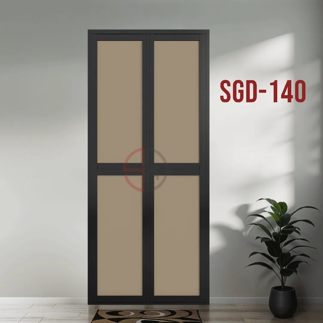 Aluminium Bi-fold Toilet Door-SGD-140
