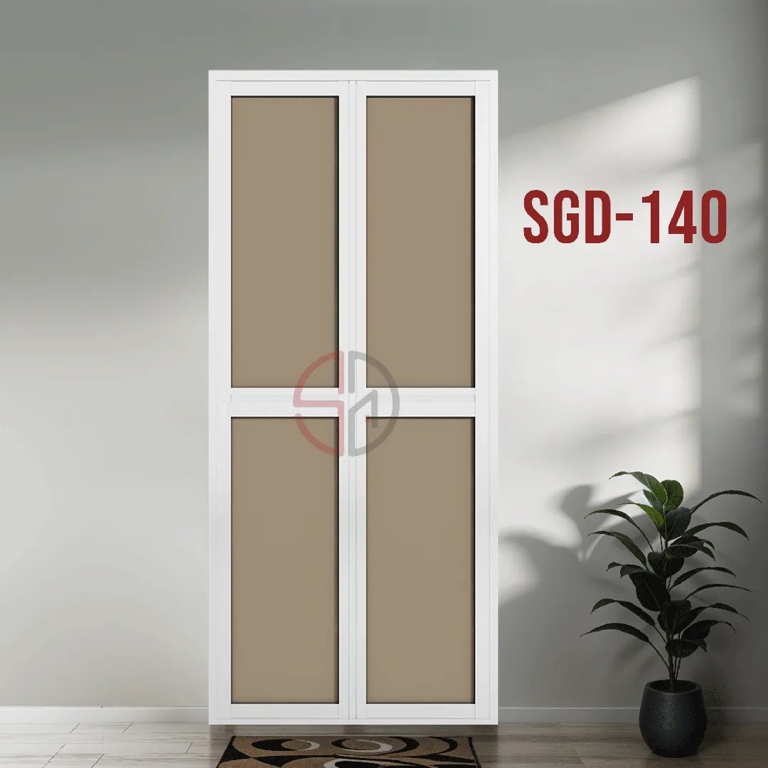 Aluminium Bi-fold Toilet Door-SGD-140