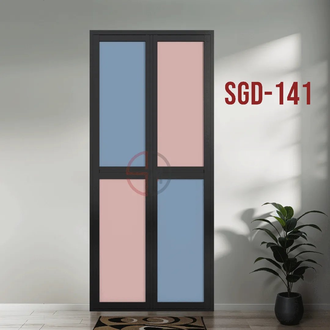 Aluminium Bi-fold Toilet Door-SGD-141