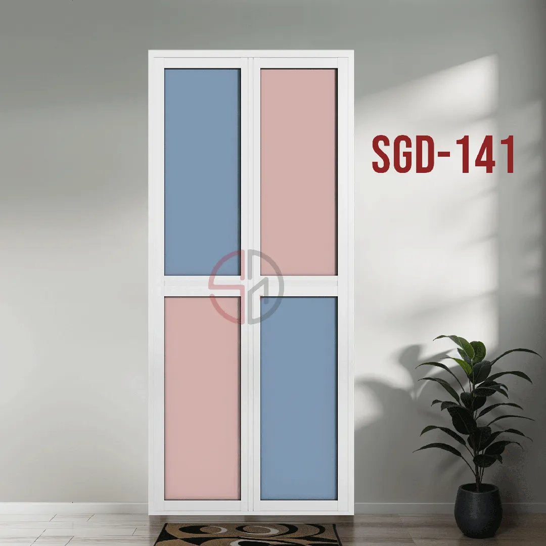 Aluminium Bi-fold Toilet Door-SGD-141