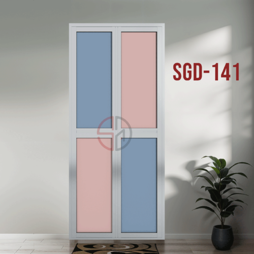 Aluminium Bi-fold Toilet Door-SGD-141