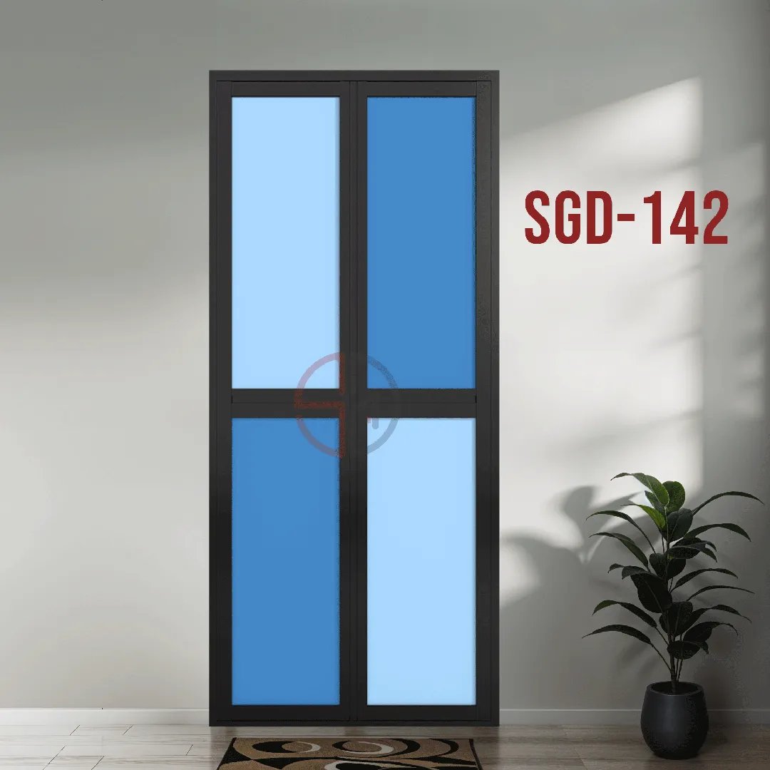 Aluminium Bi-fold Toilet Door-SGD-142