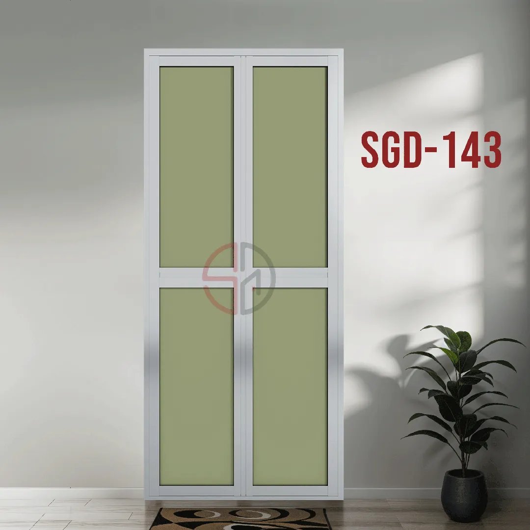 Aluminium Bi-fold Toilet Door-SGD-143