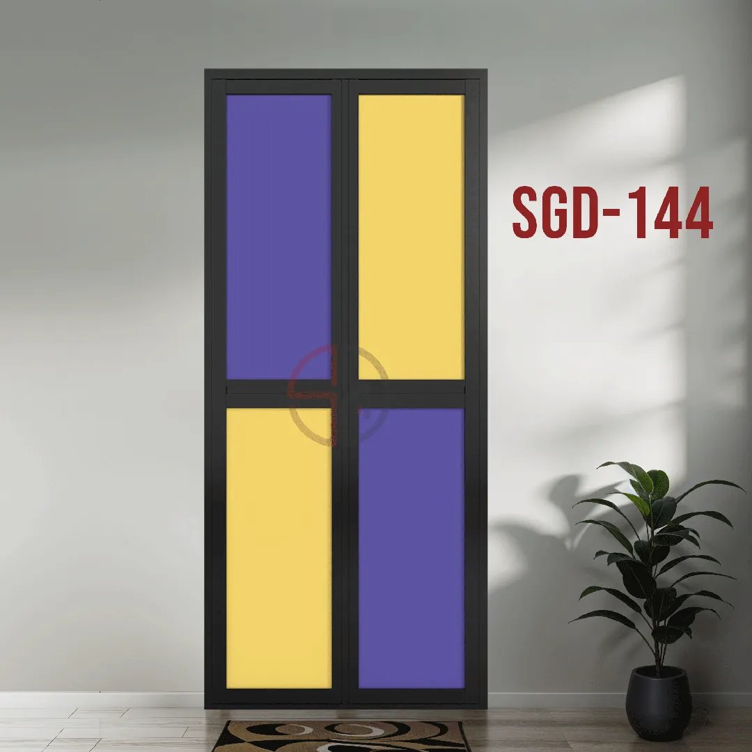 Aluminium Bi-fold Toilet Door-SGD-144