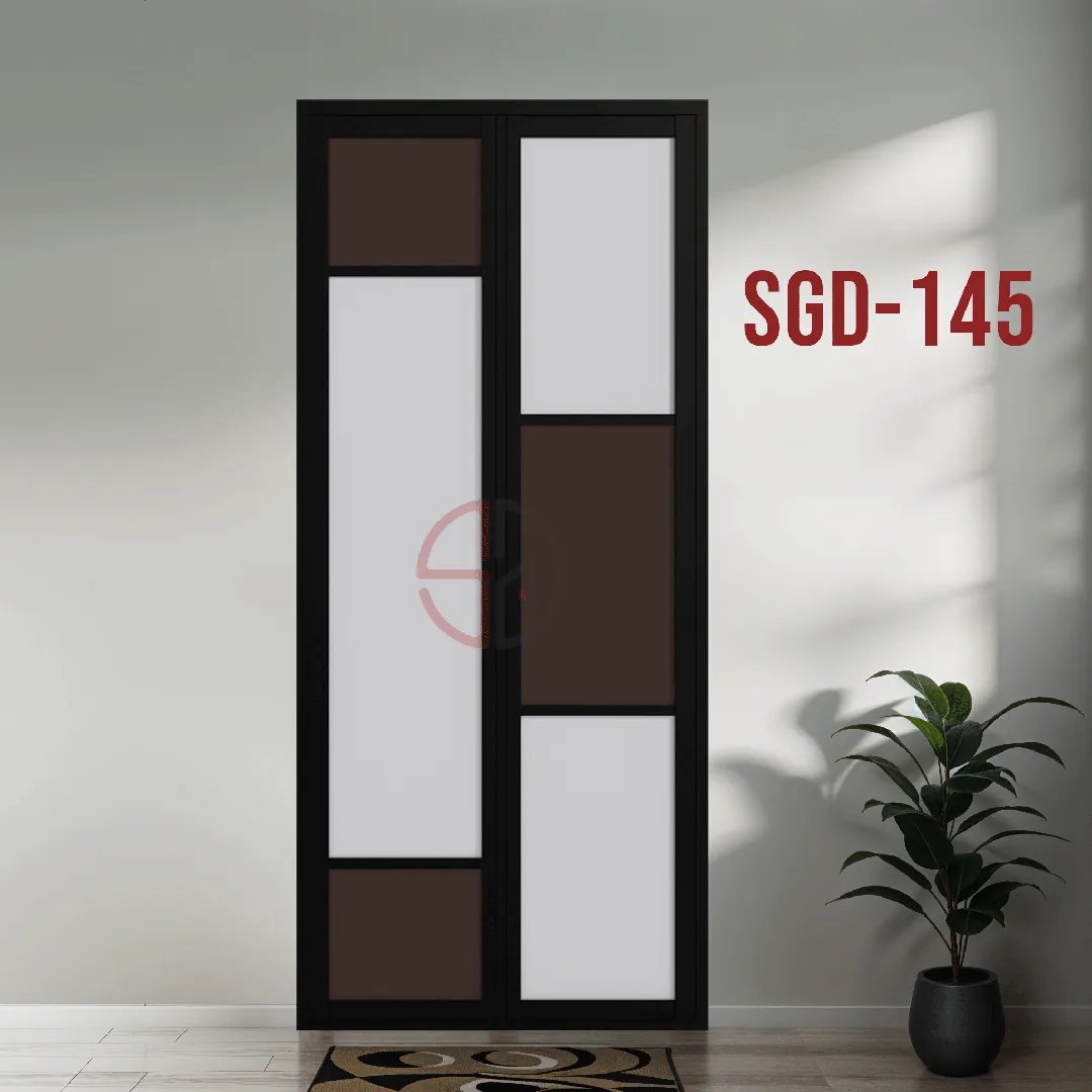 Aluminium Bi-fold Toilet Door-SGD-145