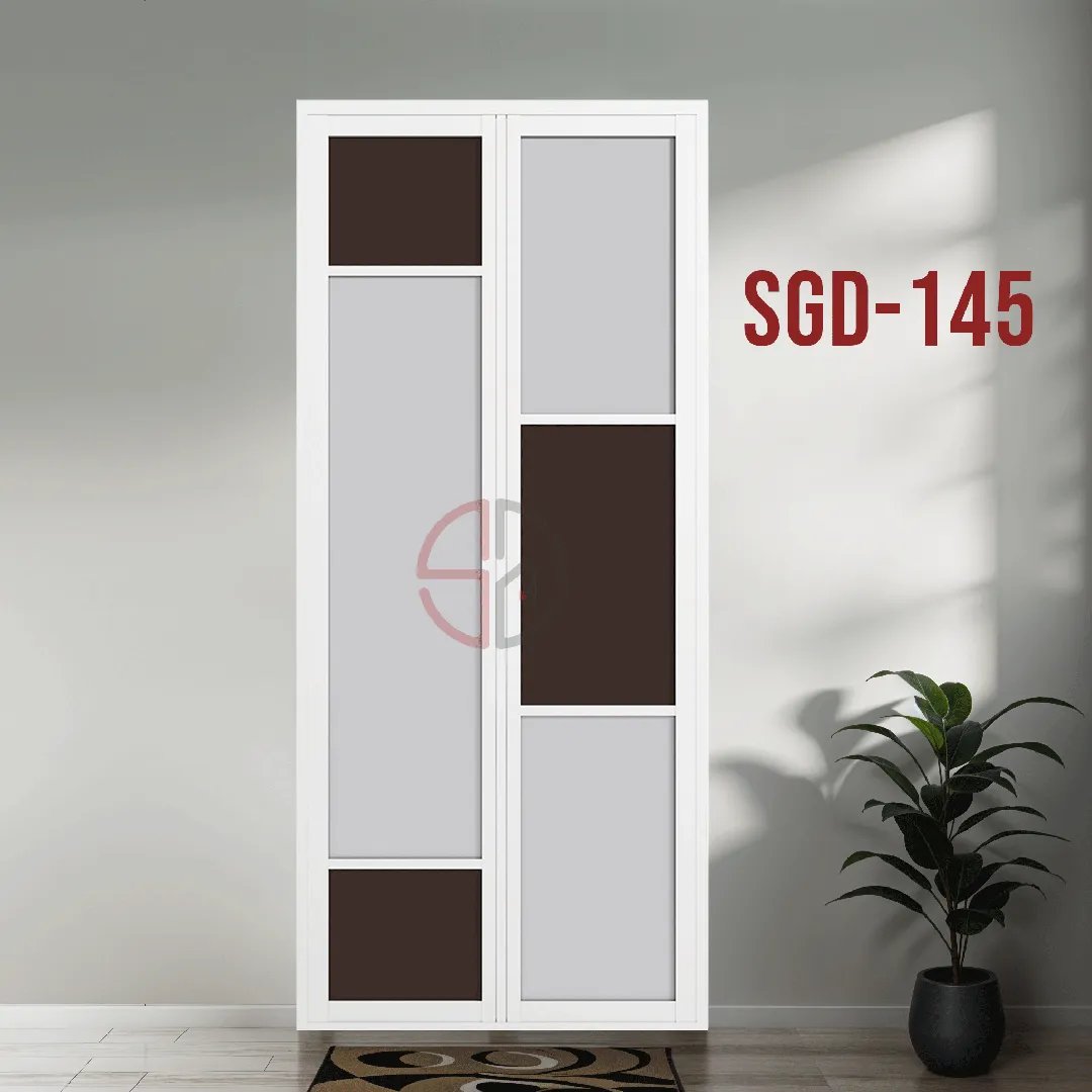 Aluminium Bi-fold Toilet Door-SGD-145