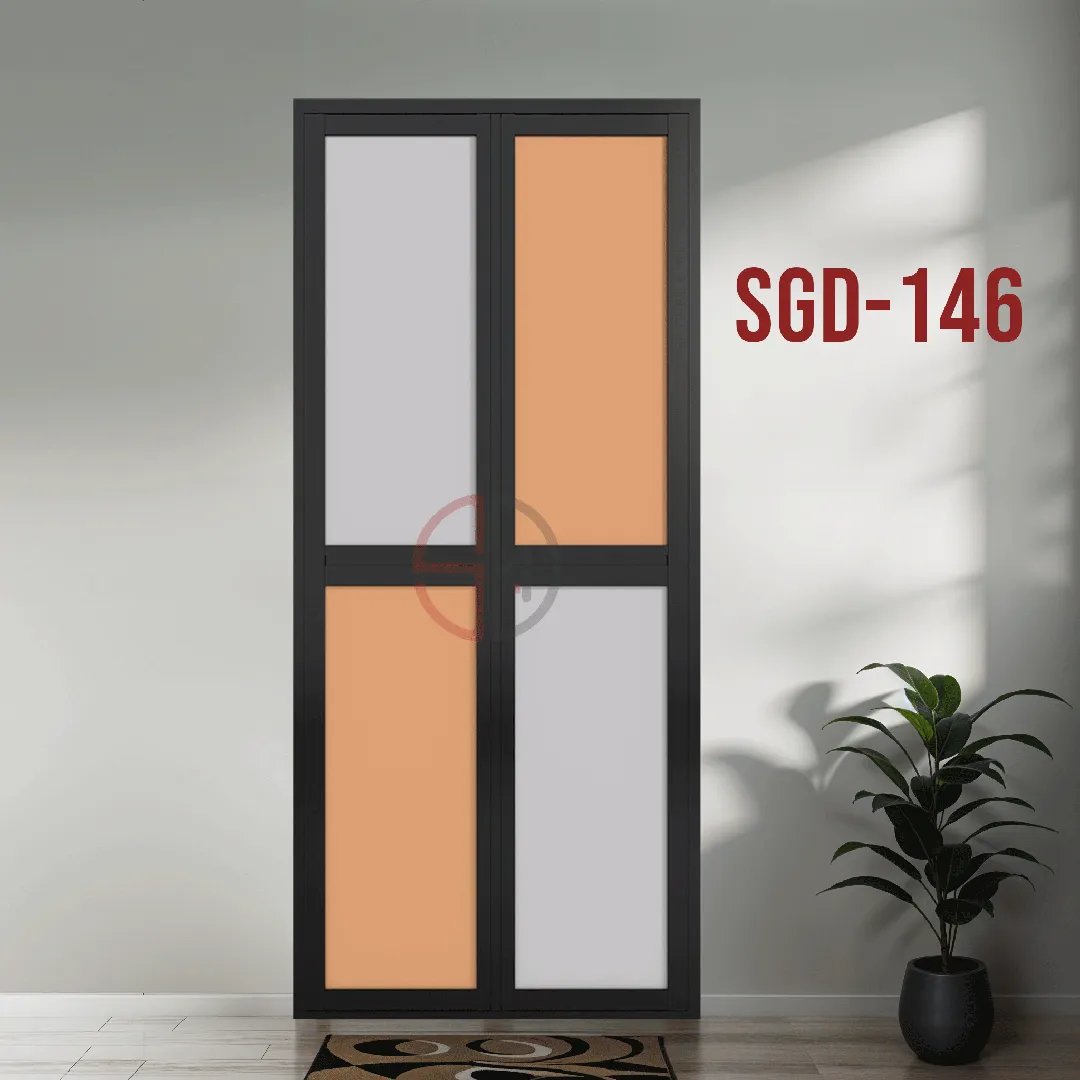 Aluminium Bi-fold Toilet Door-SGD-146