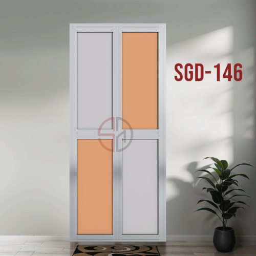 Aluminium Bi-fold Toilet Door-SGD-146