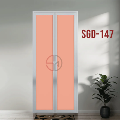 Aluminium Bi-fold Toilet Door-SGD-147