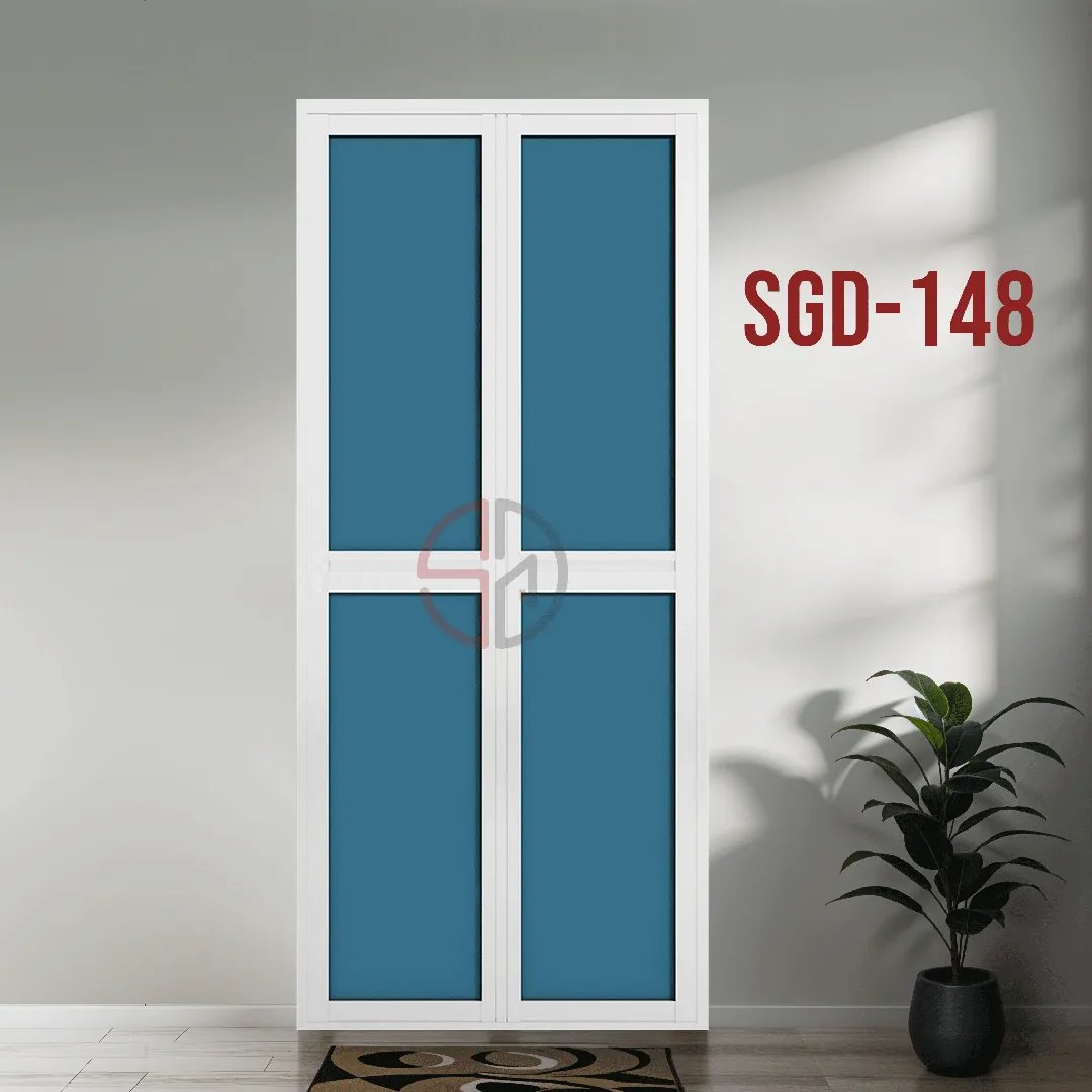Aluminium Bi-fold Toilet Door-SGD-148