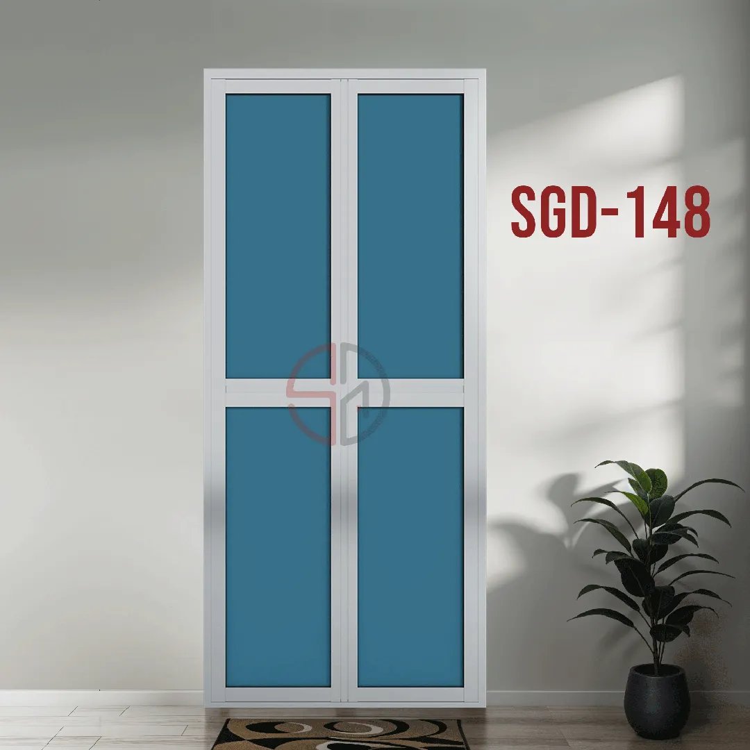 Aluminium Bi-fold Toilet Door-SGD-148