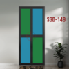 Aluminium Bi-fold Toilet Door-SGD-149