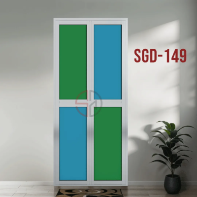Aluminium Bi-fold Toilet Door-SGD-149