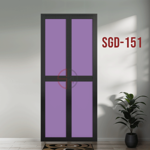 Aluminium Bi-fold Toilet Door-SGD-151