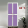 Aluminium Bi-fold Toilet Door-SGD-151