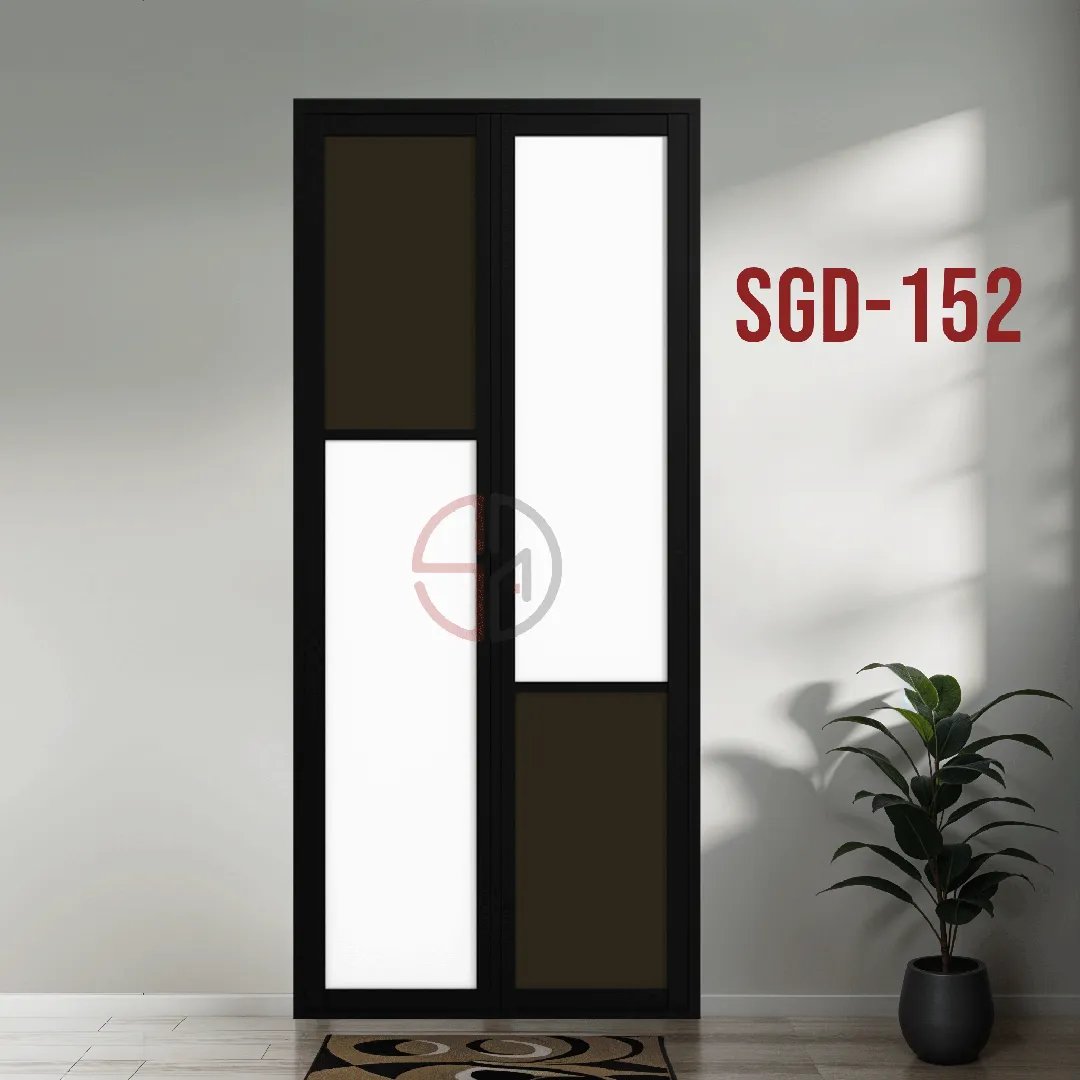 Aluminium Bi-fold Toilet Door-SGD-152