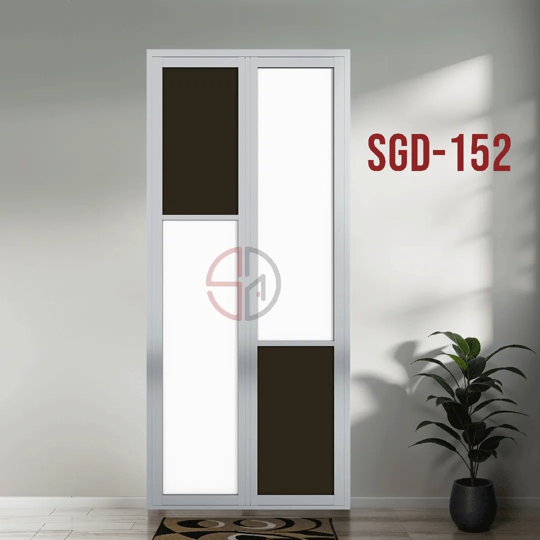 Aluminium Bi-fold Toilet Door-SGD-152